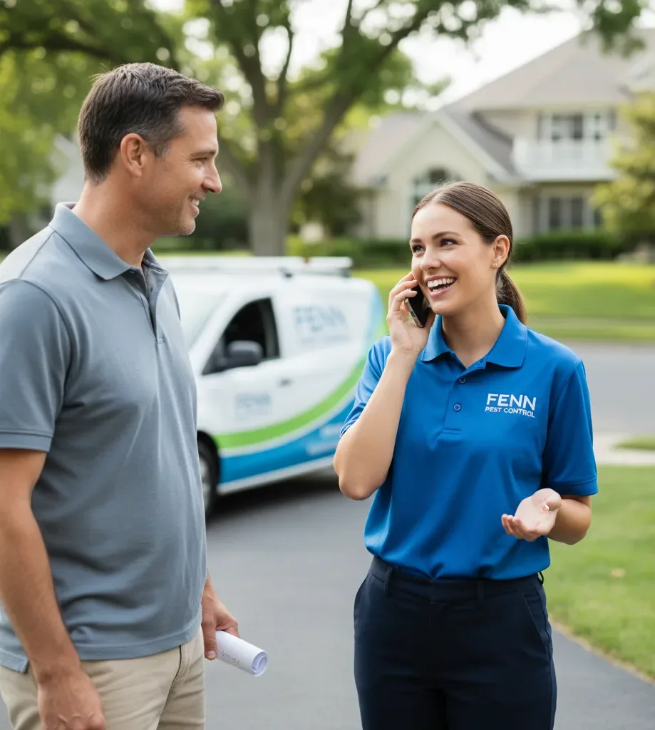 Fenn Pest Control customer support in Delevan
